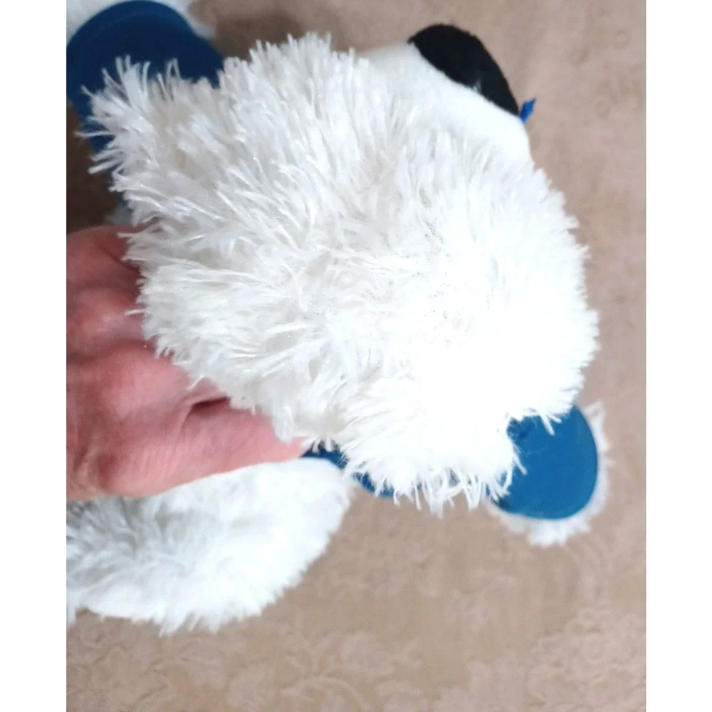Seattle White Teddy Bear Plush Stuffed Blue Hoody 15